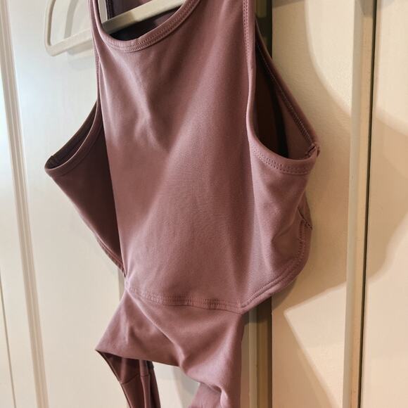 LULU’S It's All Repetition Mauve Purple Medium Impact Wrap Sports Bra | Medium   - Picture 9 of 10